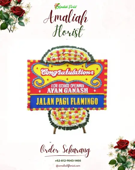 Sewa Papan Bunga Seberang Palinggam